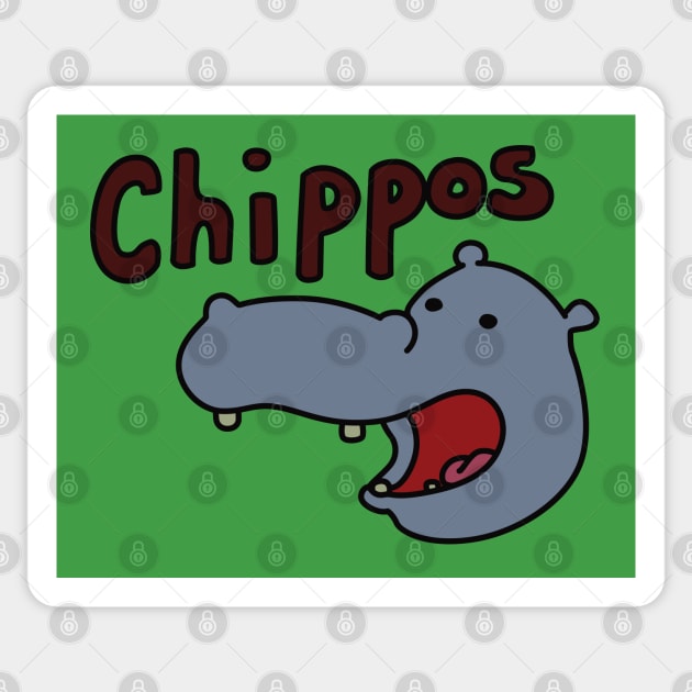 Chippos Sticker by saintpetty